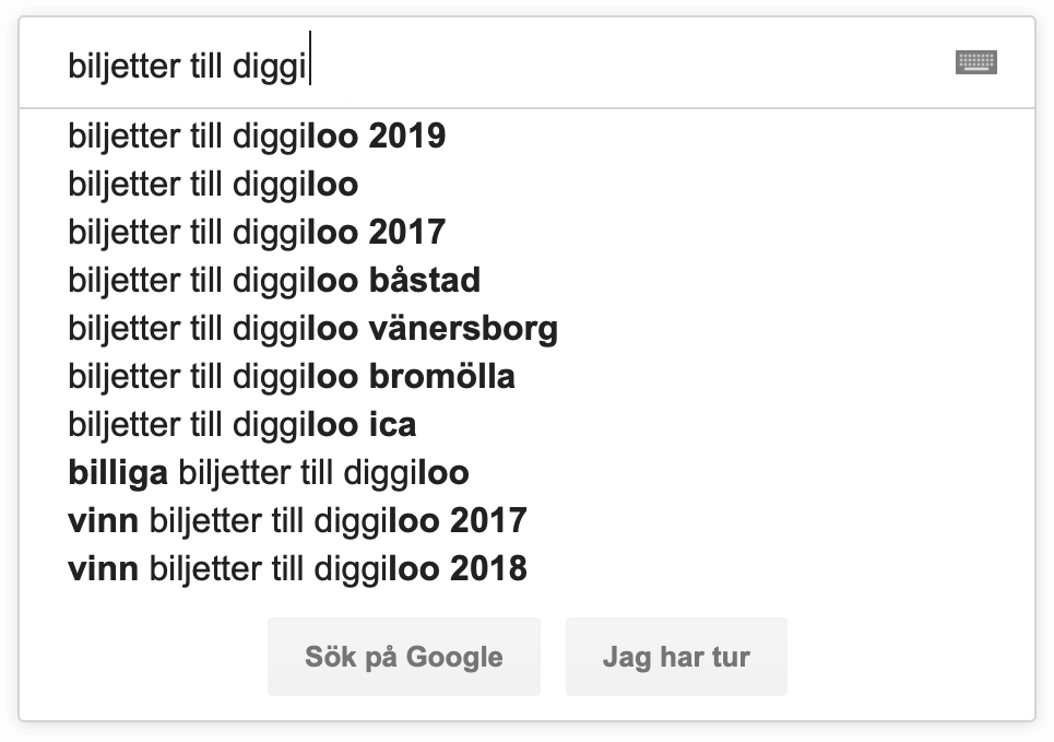 Google search